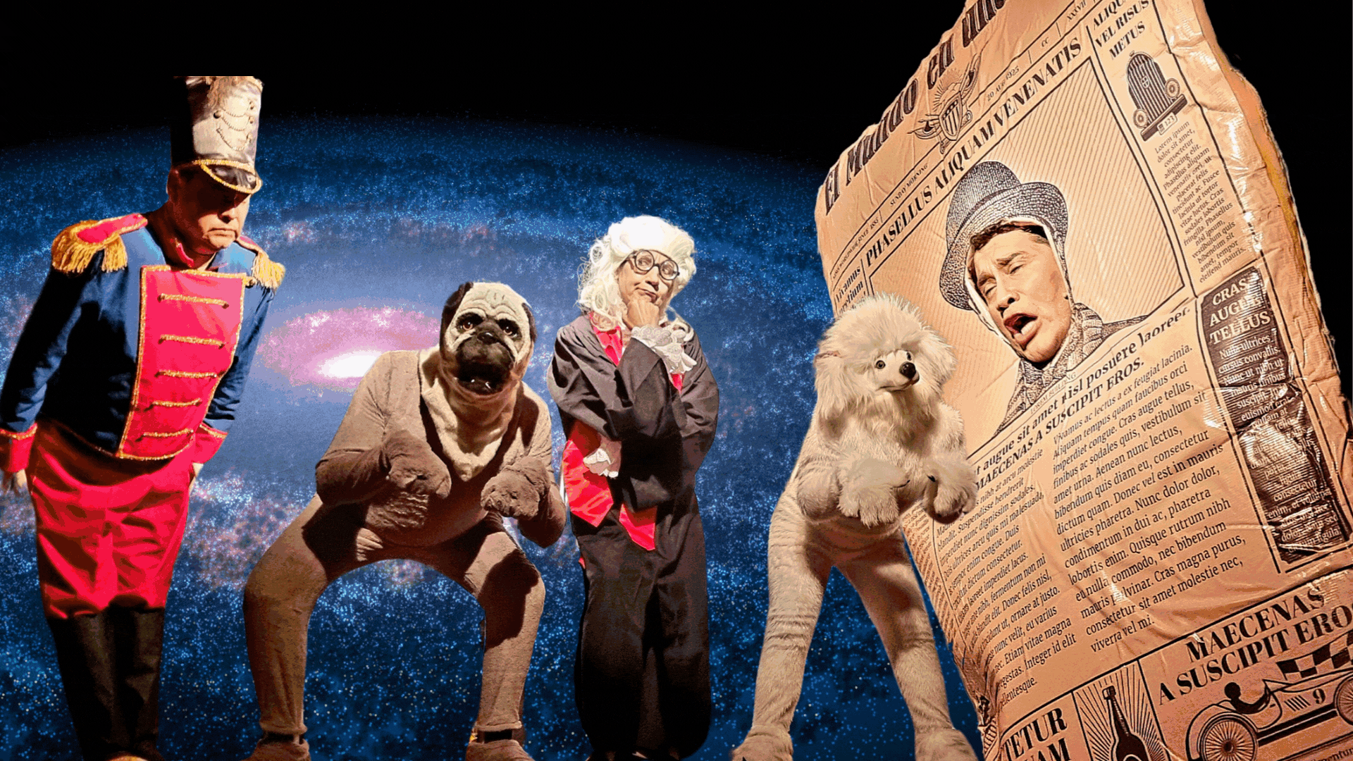 Obra de teatro educativo en colegio de Chile